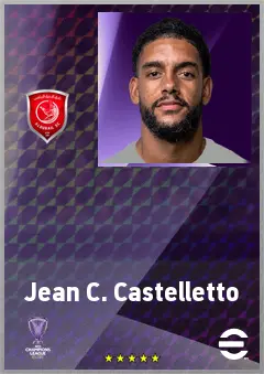 Jean C. Castelletto eFootball 2026 player card, 72 OVR CB