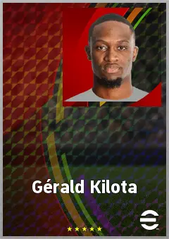 Gérald Kilota eFootball 2026 player card, 70 OVR LB