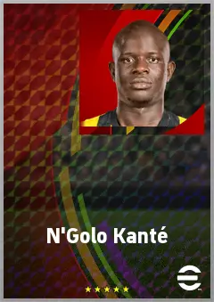 N'Golo Kanté eFootball 2026 player card, 80 OVR DMF