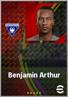 Benjamin Arthur eFootball 2026 player card, 65 OVR CB
