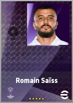 Romain Saïss eFootball 2026 player card, 76 OVR CB