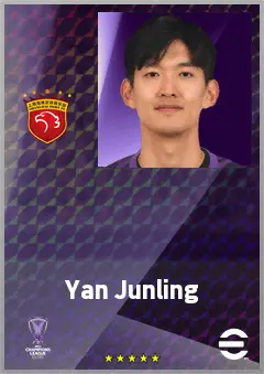 Yan Junling eFootball 2026 player card, 71 OVR GK