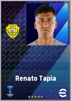 Renato Tapia eFootball 2026 player card, 74 OVR DMF