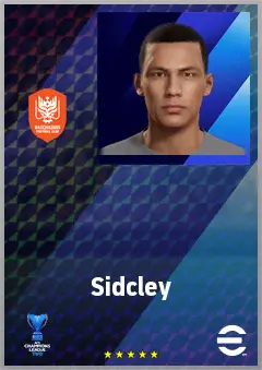 Sidcley eFootball 2026 player card, 70 OVR LB