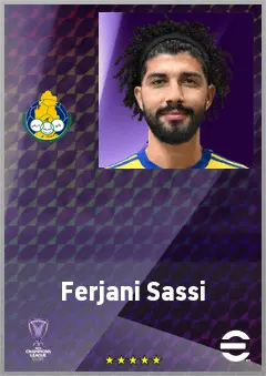 Ferjani Sassi eFootball 2026 player card, 72 OVR CMF