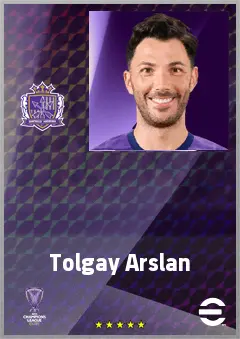 Tolgay Arslan eFootball 2026 player card, 71 OVR AMF
