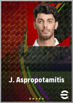 J. Aspropotamitis eFootball 2026 player card, 68 OVR CB