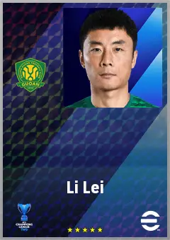 Li Lei eFootball 2026 player card, 70 OVR LB