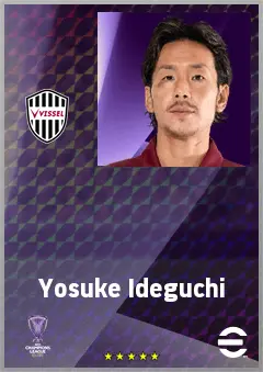 Ideguchi Yosuke eFootball 2026 player card, 70 OVR CMF
