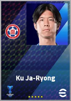 Ku Ja-Ryong eFootball 2026 player card, 70 OVR CB