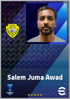 Salem Juma Awad eFootball 2026 player card, 66 OVR RB