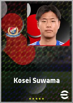Suwama Kosei eFootball 2026 player card, 66 OVR CB