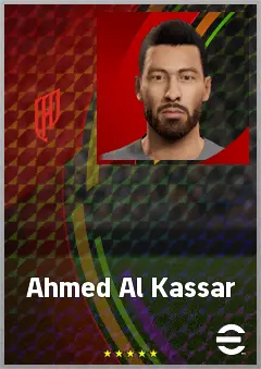 Ahmed Al Kassar eFootball 2026 player card, 66 OVR GK