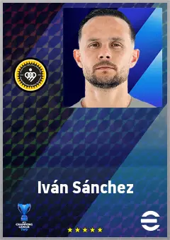 Iván Sánchez eFootball 2026 player card, 72 OVR RMF