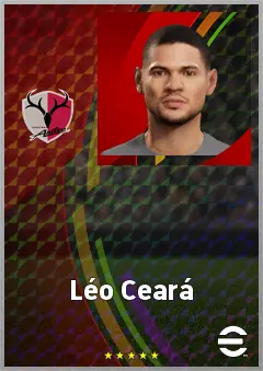Léo Ceará eFootball 2026 player card, 74 OVR CF