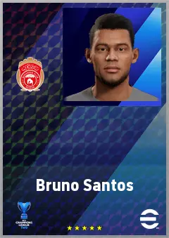 Bruno Santos eFootball 2026 player card, 69 OVR RB