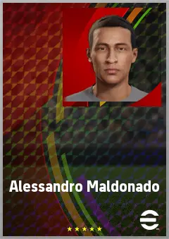 Alessandro Maldonado eFootball 2026 player card, 62 OVR AMF
