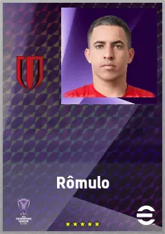Rômulo eFootball 2026 player card, 73 OVR RMF