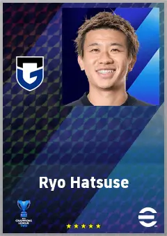 Hatsuse Ryo eFootball 2026 player card, 72 OVR LB
