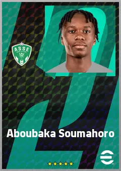 Aboubaka Soumahoro eFootball 2026 player card, 69 OVR CB