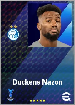 Duckens Nazon eFootball 2026 player card, 70 OVR CF