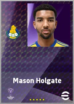 Mason Holgate eFootball 2026 player card, 72 OVR CB