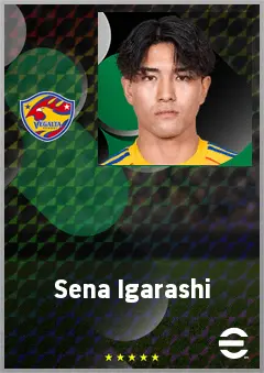 Igarashi Sena eFootball 2026 player card, 68 OVR RB
