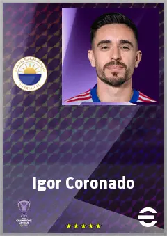 Igor Coronado eFootball 2026 player card, 72 OVR AMF