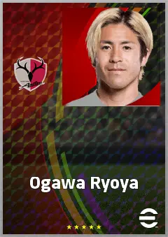Ogawa Ryoya eFootball 2026 player card, 70 OVR LB