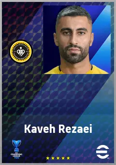 Kaveh Rezaei eFootball 2026 player card, 70 OVR CF