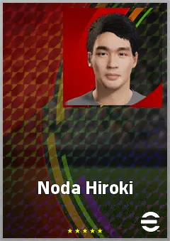 Noda Hiroki eFootball 2026 player card, 67 OVR CB