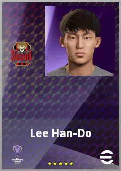 Lee Han-Do eFootball 2026 player card, 67 OVR CB