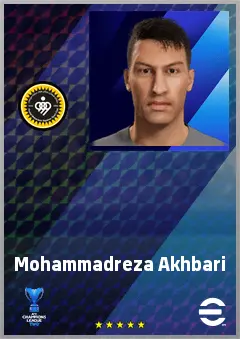 Mohammadreza Akhbari eFootball 2026 player card, 70 OVR GK