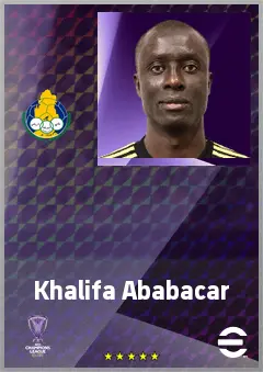 Khalifa Ababacar eFootball 2026 player card, 69 OVR GK