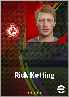 Rick Ketting eFootball 2026 player card, 65 OVR CB