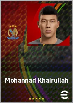 Mohannad Khairullah eFootball 2026 player card, 68 OVR CB