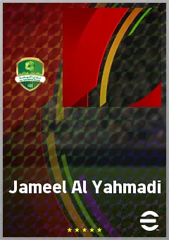Jameel Al Yahmadi eFootball 2026 player card, 70 OVR RMF