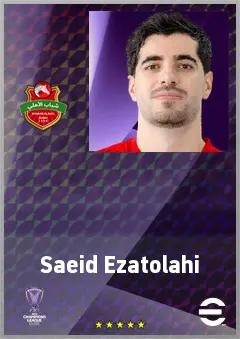 Saeid Ezatolahi eFootball 2026 player card, 68 OVR DMF