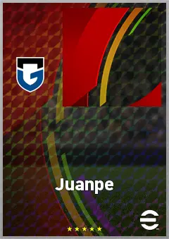 Juanpe eFootball 2026 player card, 70 OVR CMF
