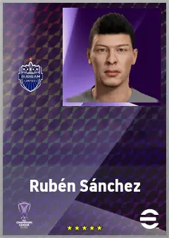 Rubén Sánchez eFootball 2026 player card, 69 OVR CF
