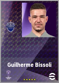 Guilherme Bissoli eFootball 2026 player card, 73 OVR CF