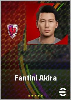 Fantini Akira eFootball 2026 player card, 65 OVR GK