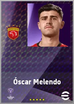 Óscar Melendo eFootball 2026 player card, 70 OVR AMF