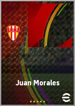Juan Morales eFootball 2026 player card, 60 OVR CMF