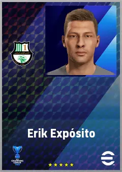 Erik Expósito eFootball 2026 player card, 68 OVR CF