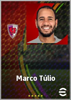 Marco Túlio eFootball 2026 player card, 71 OVR RWF