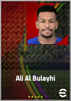 Ali Al Bulayhi eFootball 2026 player card, 69 OVR CB