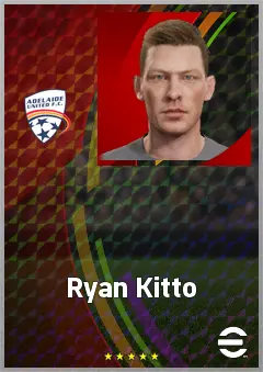 Ryan Kitto eFootball 2026 player card, 69 OVR LB