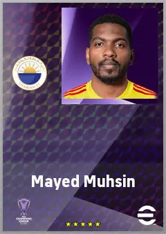 Mayed Muhsin eFootball 2026 player card, 65 OVR GK