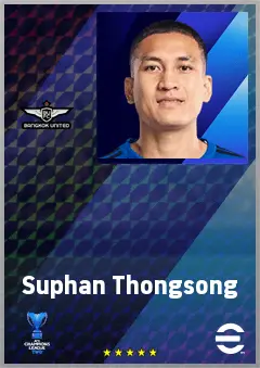 Suphan Thongsong eFootball 2026 player card, 67 OVR CB